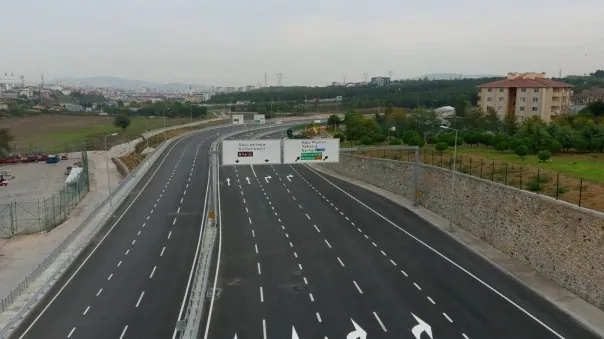 Maltepe Başıbüyük–Samandıra Yolu — Tamamlanan yolun görünümü