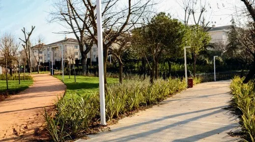 Tuzla Yaşam Vadisi — Dinlenme ve dolaşım alanları