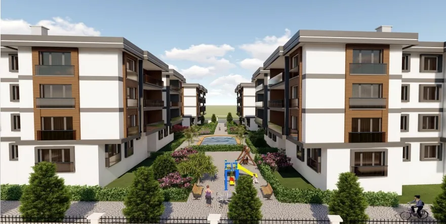 Veridia Sitesi — Site yerleşimi — mimari görselleştirme